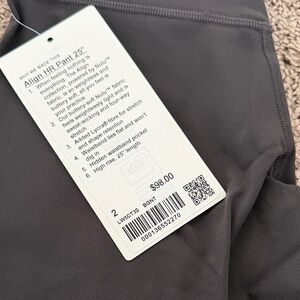 lululemon athletica Align HR Pant 25" Black Granite
